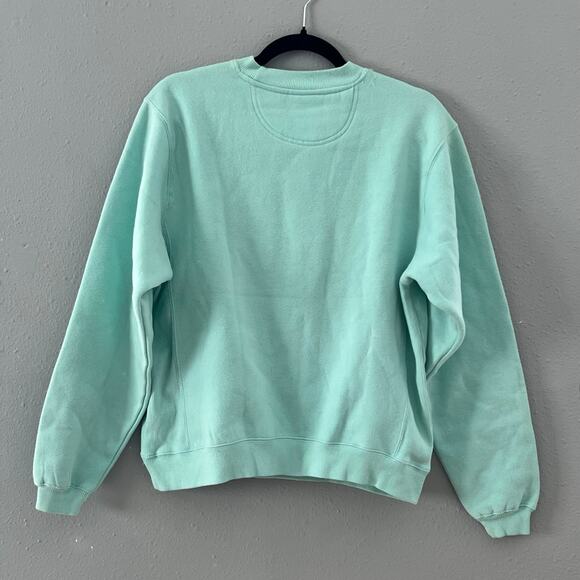 Artisans Wild Horses Graphic Crewneck Sweatshirt Mint Green Women’s Size L Y2K - Picture 5 of 5